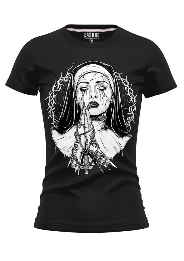 DEMON NUN - GIRLIE SHIRT - GIRLIE