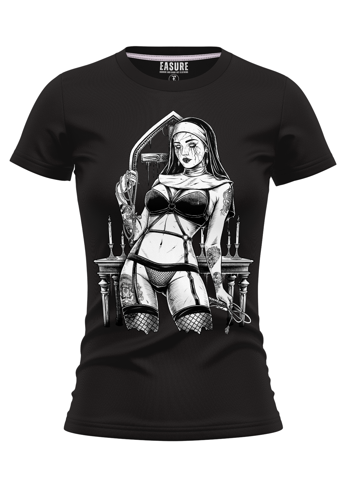 EVIL NUN - GIRLIE SHIRT - GIRLIE