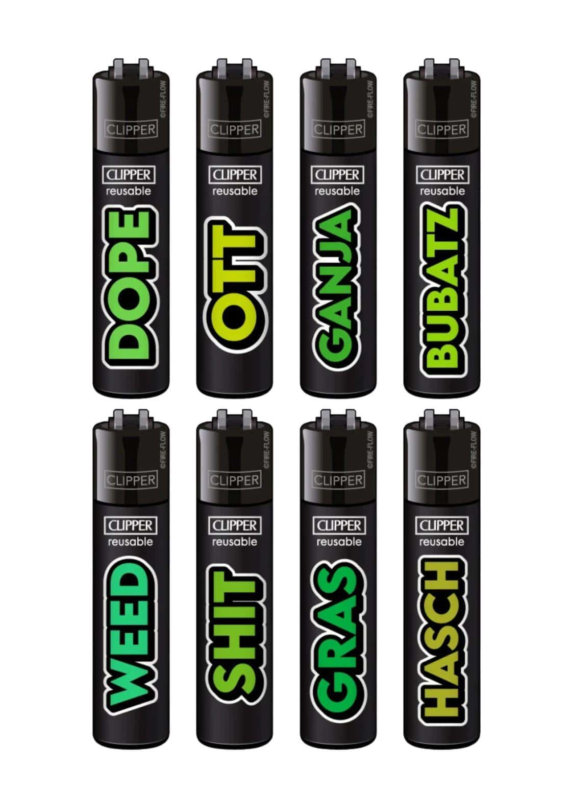 Ganja / FFX 420 High Days #1 - Clipper Feuerzeug nachfüllbar