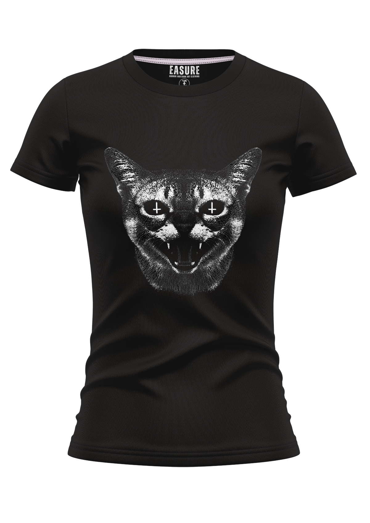 HISSING CAT - GIRLIE SHIRT - GIRLIE