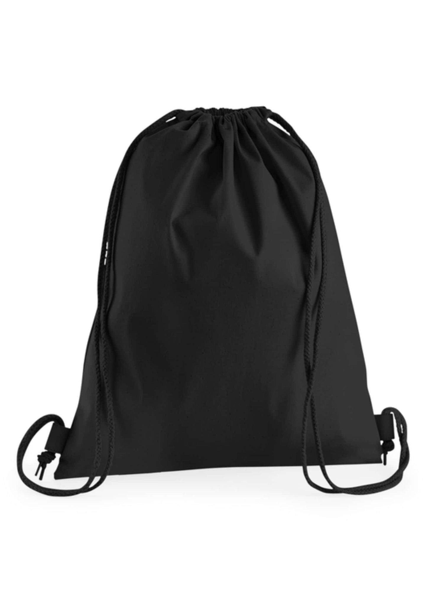 Schwarzer incanation gym bag mit einfachem design aus strapazierfähigem stoff ideal als gym bag