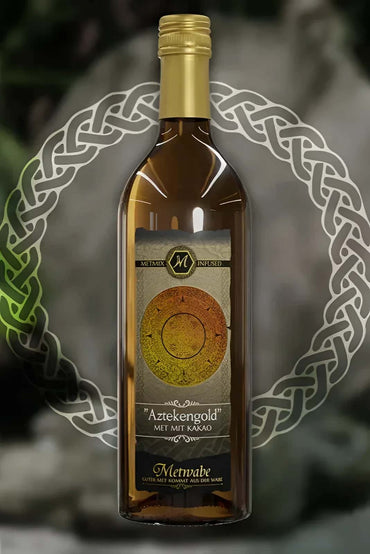 Flasche met mix aztekengold met mit kakao 750ml mit kakaobohnen für ein unvergleichlichen geschmackserlebnis