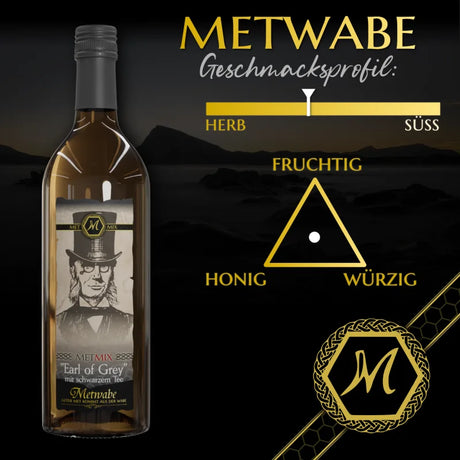 MET MIX EARL GREY MIT ’SCHWARZEM TEE’ 0,75l 9% VOL - MET