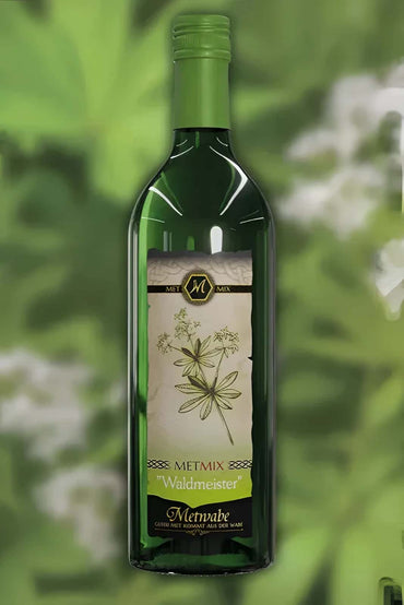 Grüner waldmeister likör flasche 0,75l für leckeres met-mix-getränk erleben und süßspeise lieben