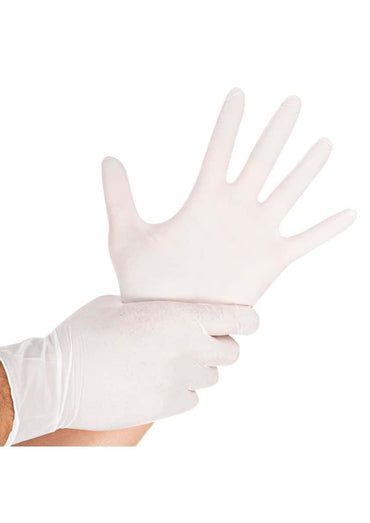 Nitril handschuhe weiß aus latex mit schnellem sitz und handgelenksbund ideal für directions haarfarbe und tieren getestet