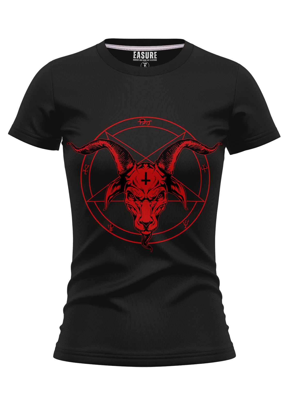 PENTAGRAM RED - GIRLIE SHIRT - GIRLIE