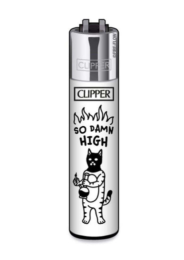 Clipper Feuerzeug aus der FFX Serie mit Katzen Motiv