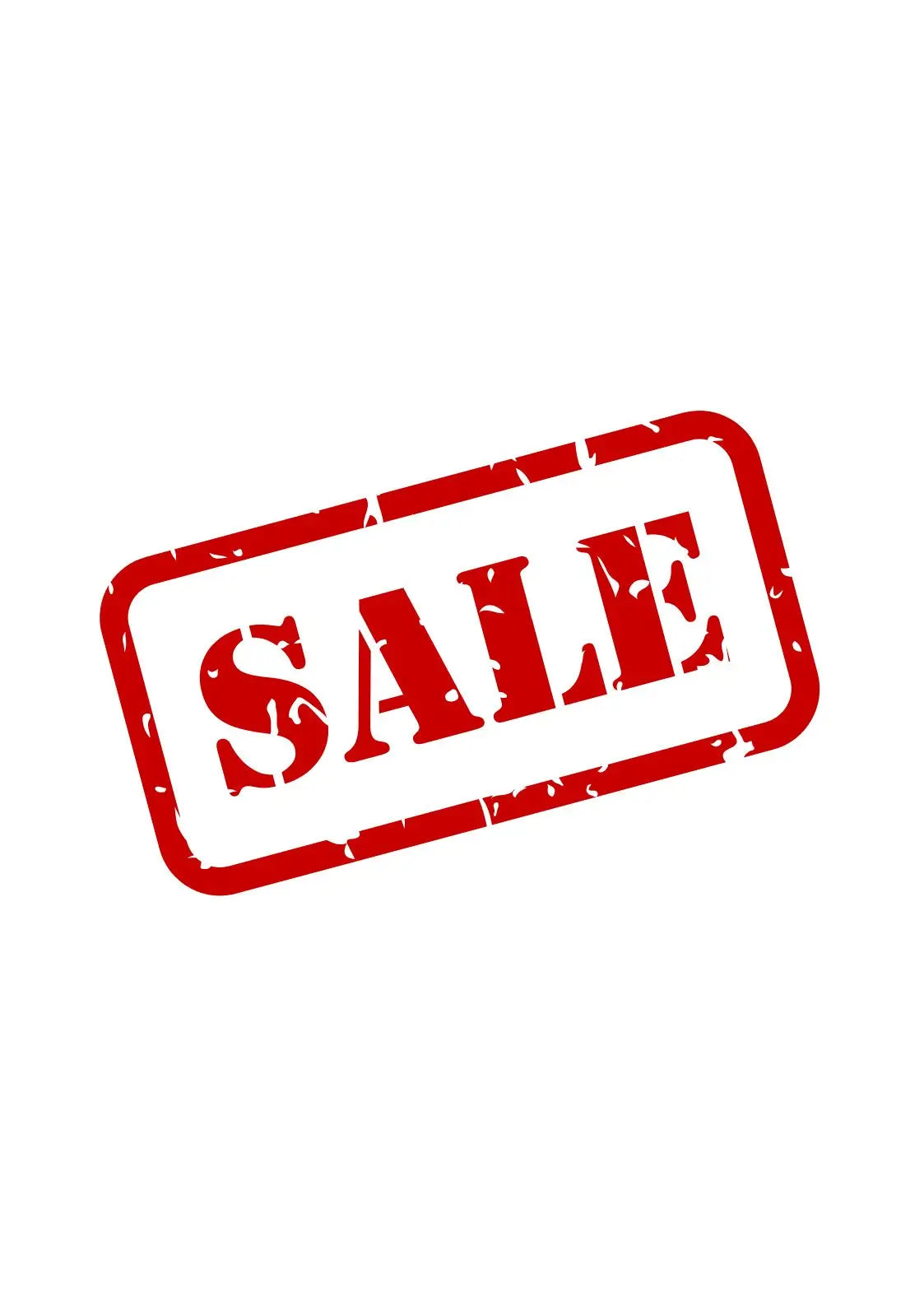 Rotes Sale-Stempel mit abgenutzten Kanten auf burial13 Unisex-Shirts