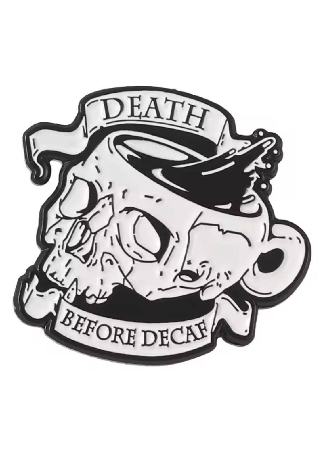 DEATH BEFORE DECAF - PIN