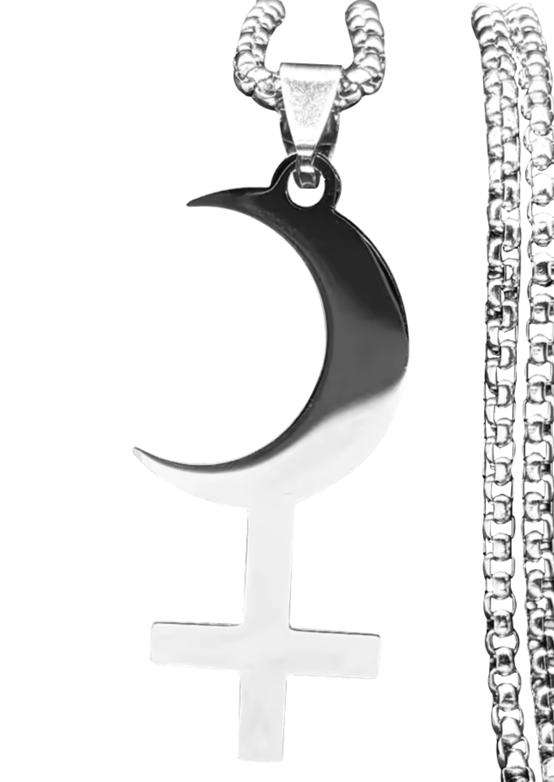 MOON CROSS - NECKLACE