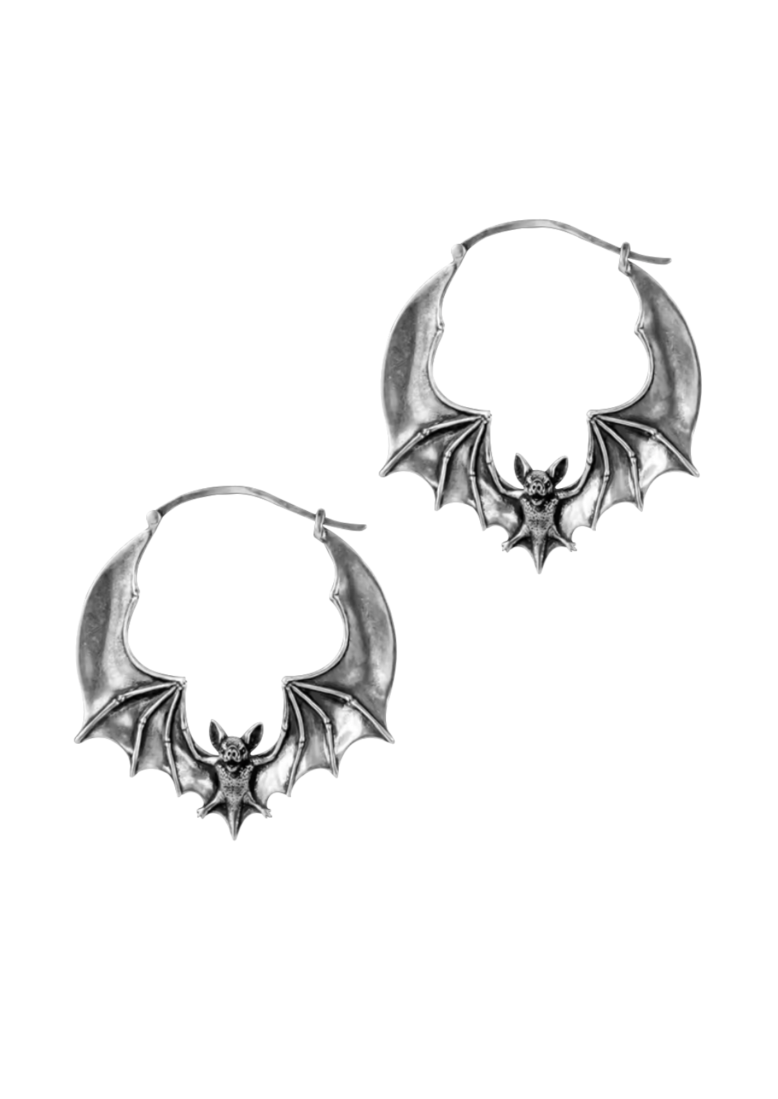 THE BAT WINGS SILVER - EARRINGS