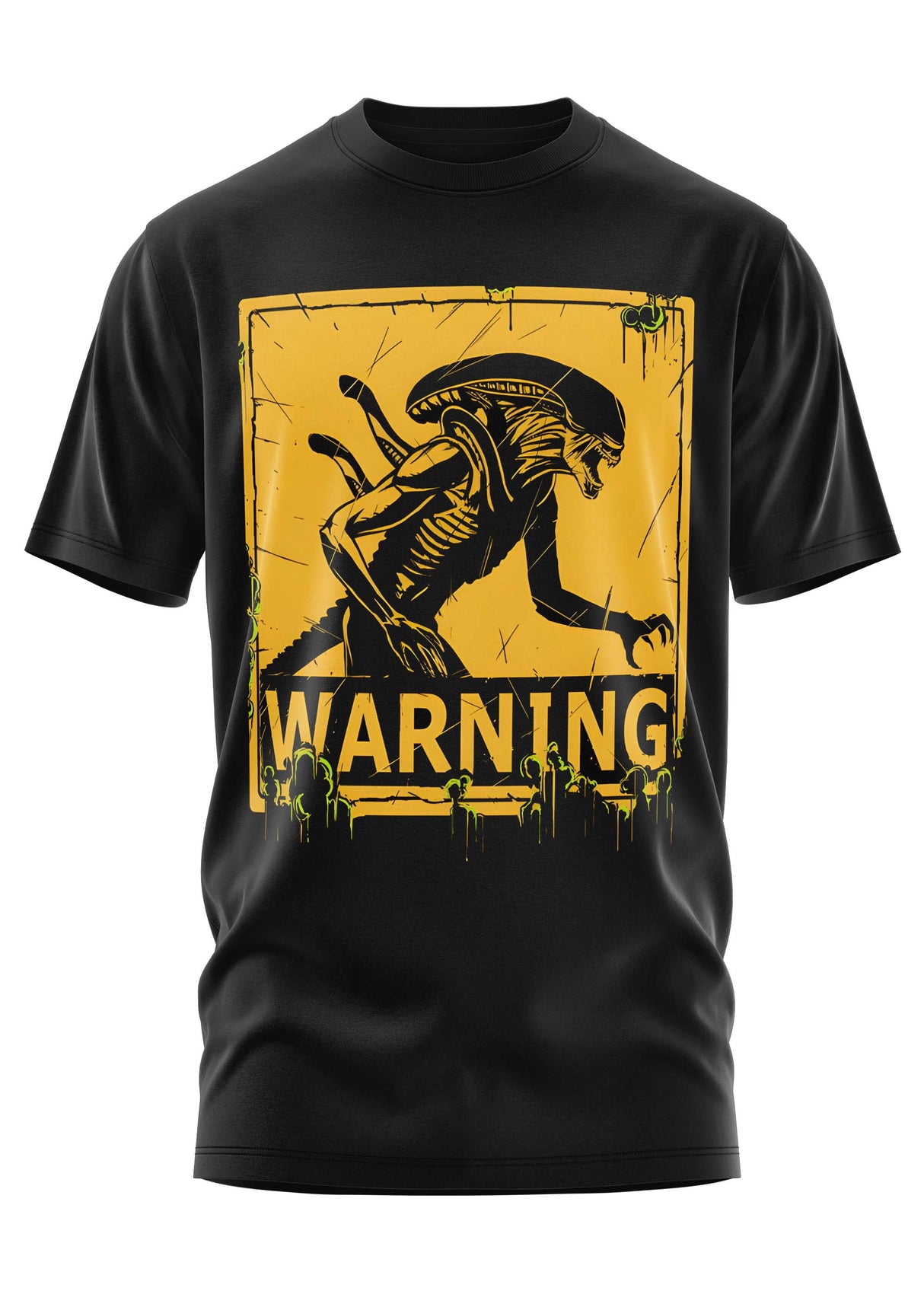 ALIEN WARNING - SHIRT - T-SHIRT