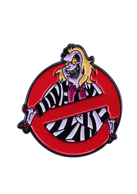 Beetlejuice Ghostbusters-Emaille-Anstecknadel.