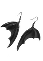 BAT WINGS BLACK - EARRINGS - JEWLERY