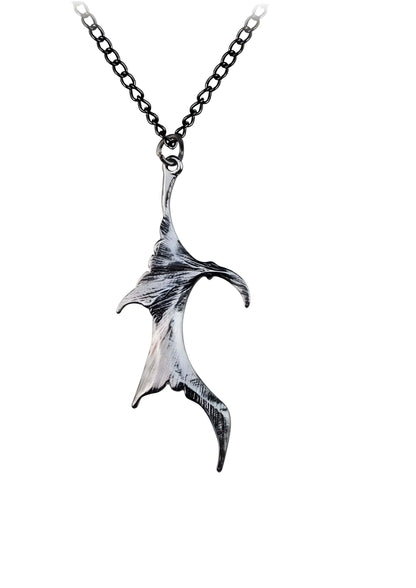 Silberne Mantarochen-Halskette