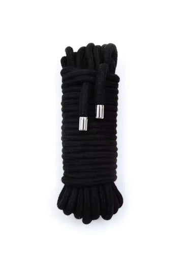 Schwarzes bondage seil 5 meter, eng geflochten und geknotet, ideal für shibari und bondage seil nutzen