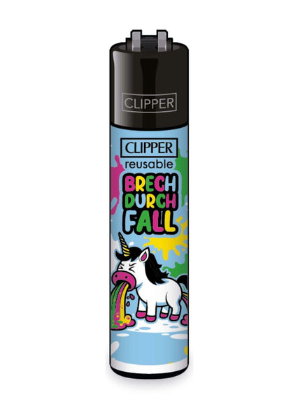 Brechdurchfall / Sprüche #4 - Clipper Feuerzeug nachfüllbar