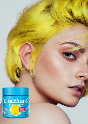 Bright daffodil directions 100ml mit hell blondiertem haar für semi-permanente haartönung und daffodil anleitungen