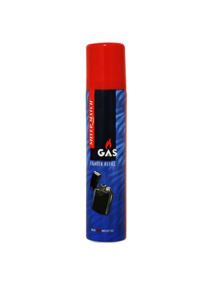Butane gas 90 ml refill in red and blue shark match aerosol can for universal feuerzeuggas nachfüllen in gothic style