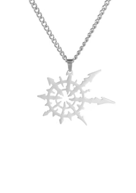 Silberne Schneeflocken-Anhänger-Halskette mit kompliziertem Cut-Out-Design