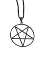 CLASSIC PENTAGRAM BLACK - NECKLACE - JEWLERY