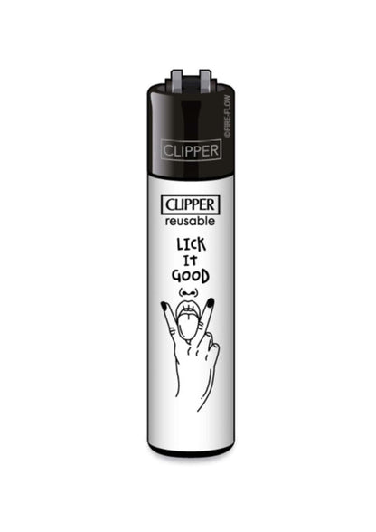 clipper feuerzeug lick it good design nachfüllbar