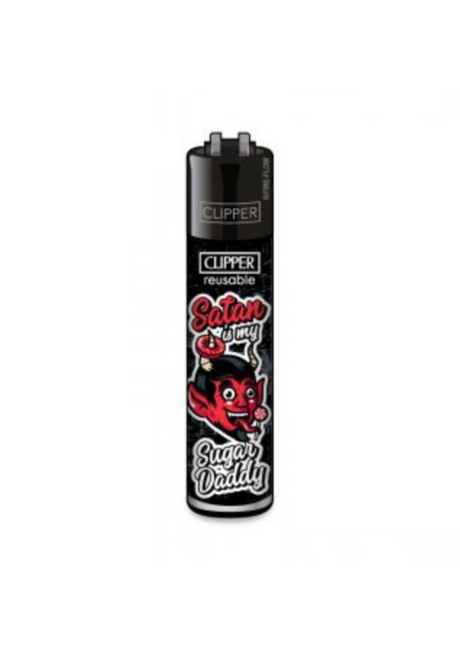 CLIPPER SLOGAN / SATAN IS MY SUGAR DADDY - FEUERZEUGE