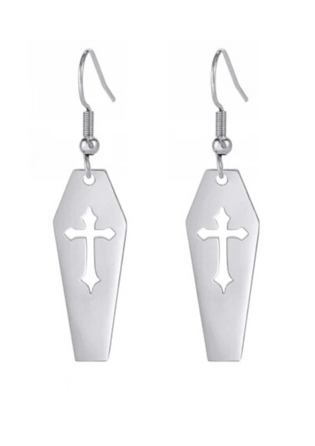 COFFIN - EARRINGS - JEWLERY