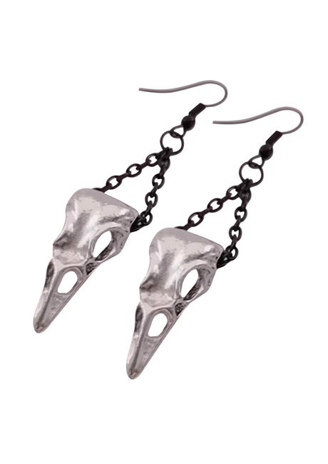 CROW SKULL - EARRINGS - JEWLERY