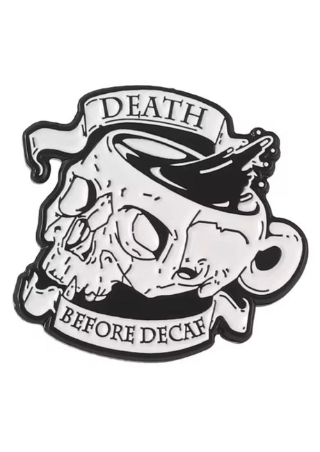 DEATH BEFORE DECAF - PIN - PINS