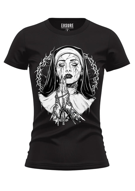 DEMON NUN - GIRLIE SHIRT - GIRLIE