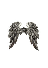 Silberne Engel-Flügel-Brosche-Anstecker