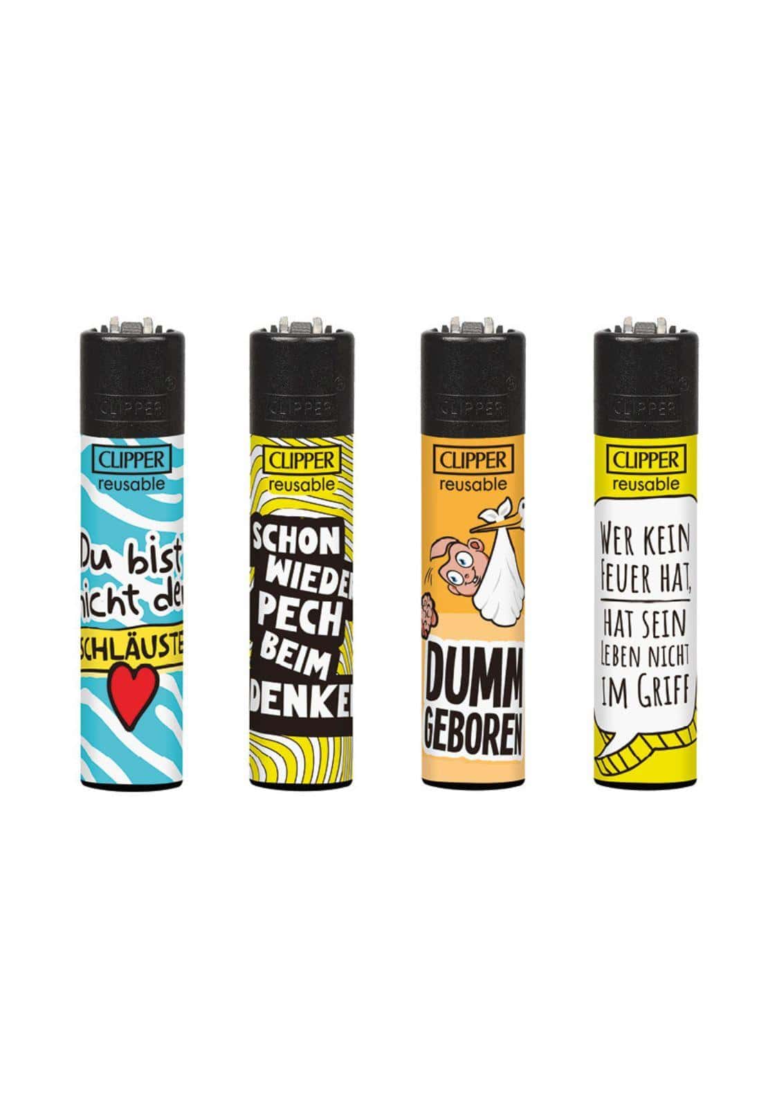 Dumm #2 - Clipper Feuerzeug Set