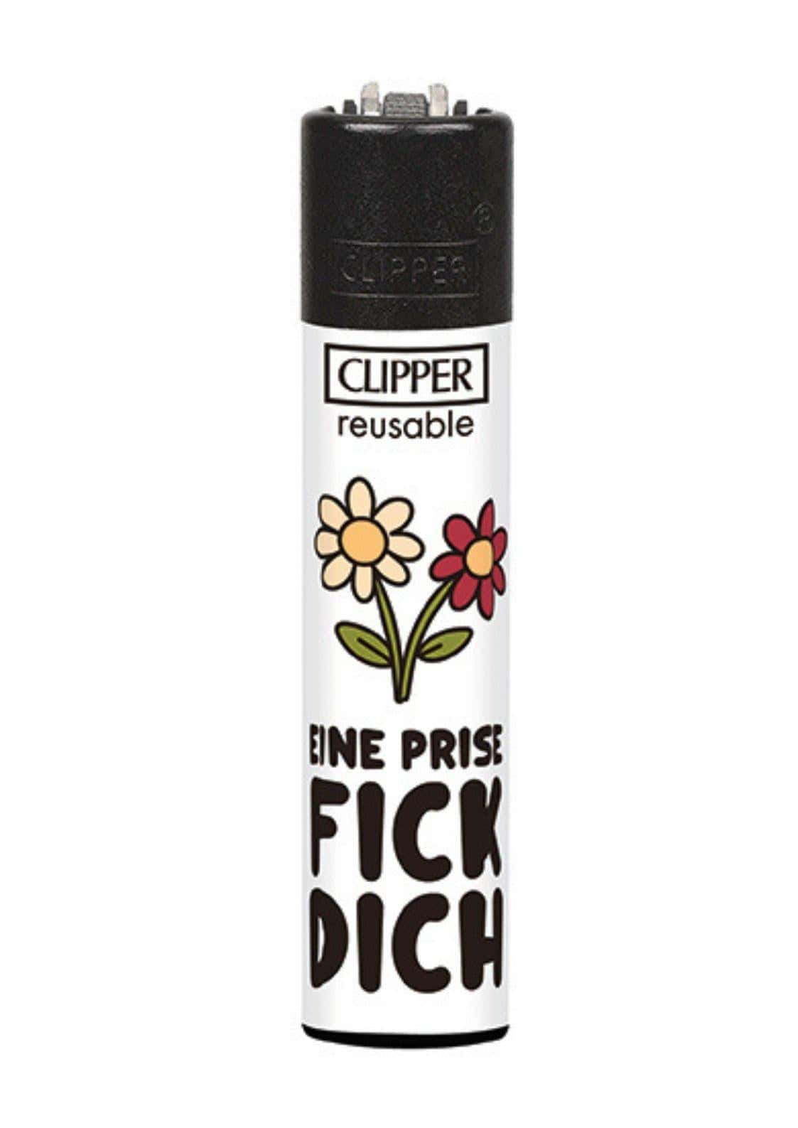 Eine Prise Fick Dich / FUCK OFF - Clipper Feuerzeug nachfüllbar