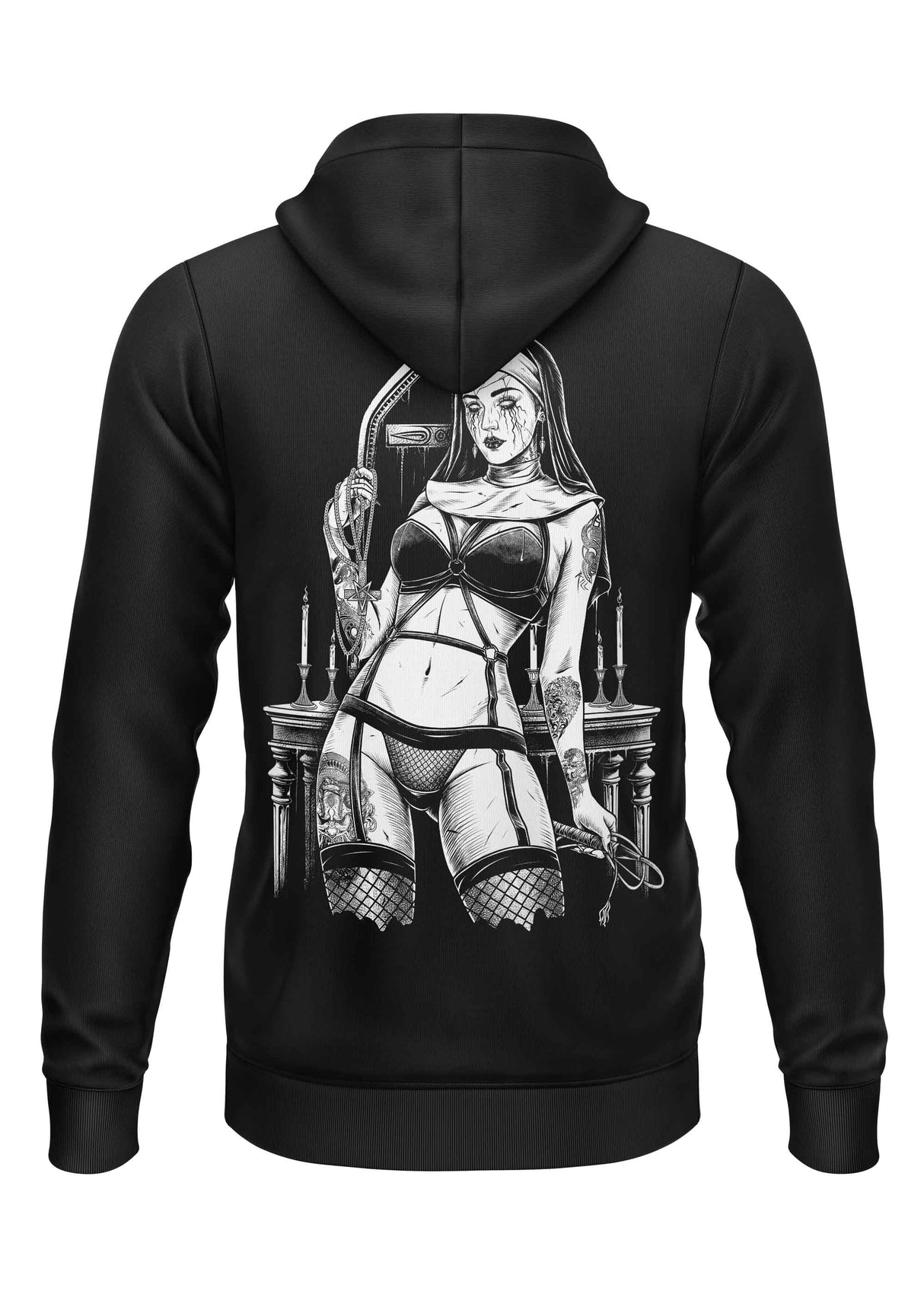 EVIL NUN / BACKPRINT - HOODIE - HOODIE