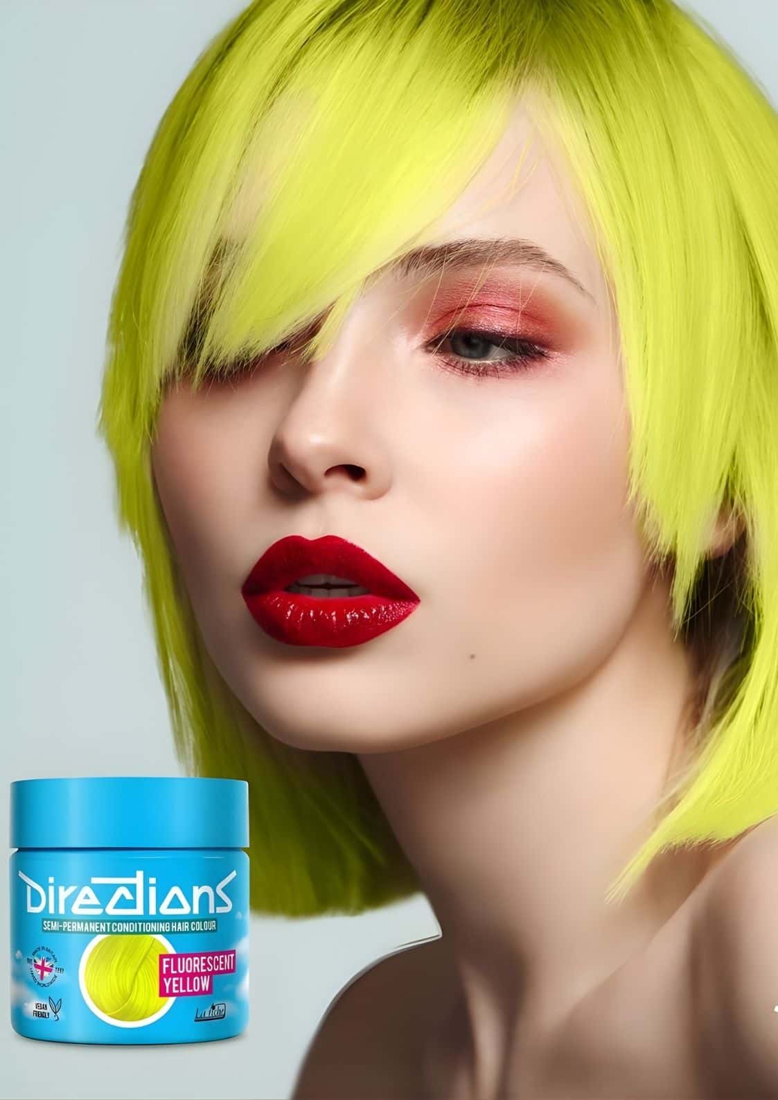 Flo yellow directions semi-permanente conditioning haartönung in neongelb für blondiertes haar pflegende formel