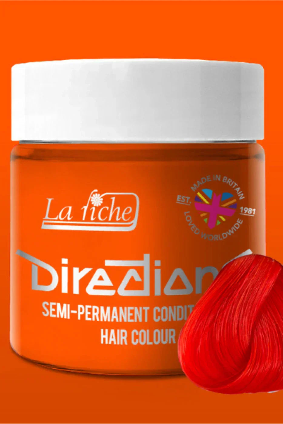 FLUORESCENT ORANGE 88 ML DIRECTIONS LA RICHE HAARTÖNUNG