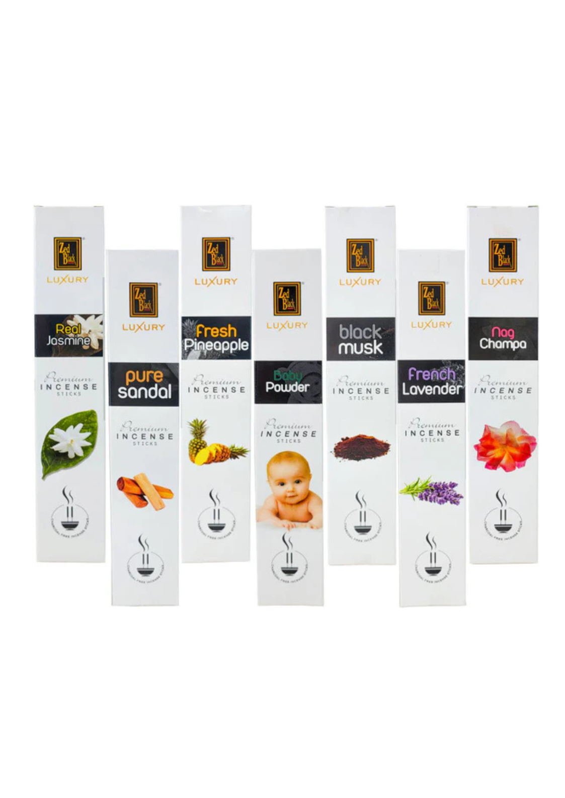 INCENSE ZED BLACK LUXURY / FRENCH LAVENDER - RÄUCHERSTÄBCHEN
