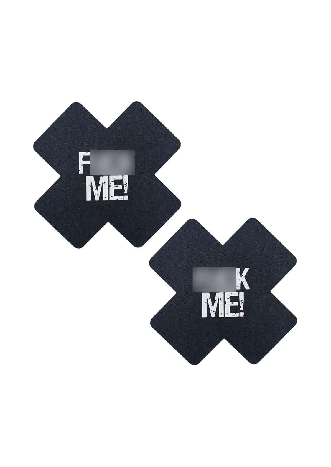 FUCK ME! Schwarz - Nippel Pastie