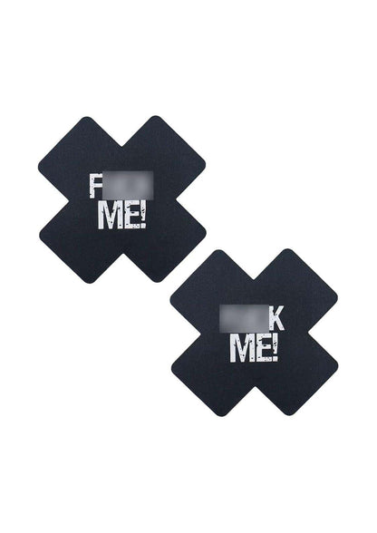 FUCK ME! Schwarz - Nippel Pastie