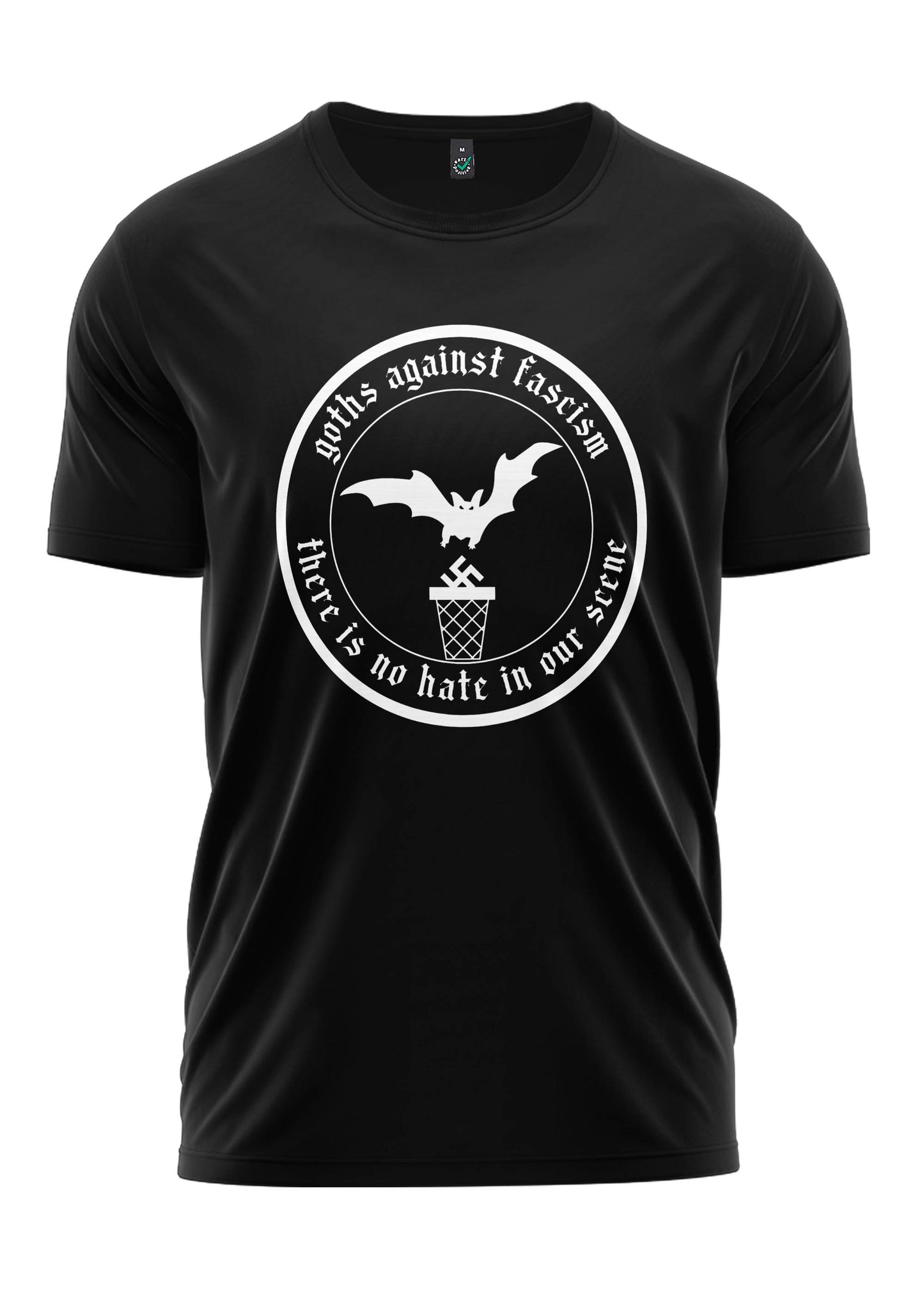 Goth against fascism (neue Version) - Shirt