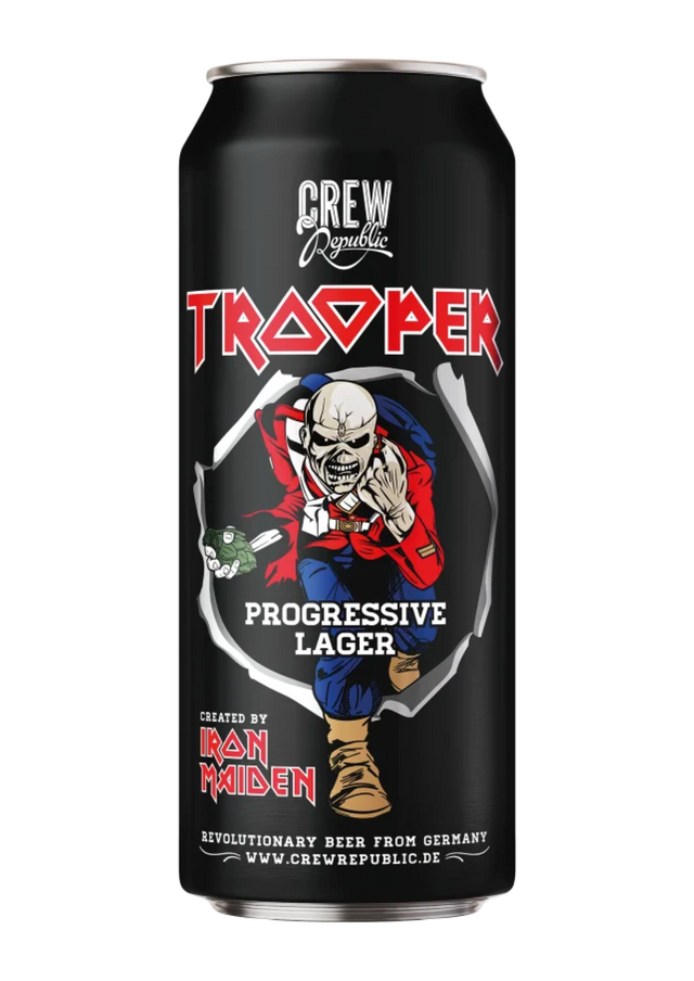 IRON MAIDEN TROOPER (0,5 l) EINWEG - BIER