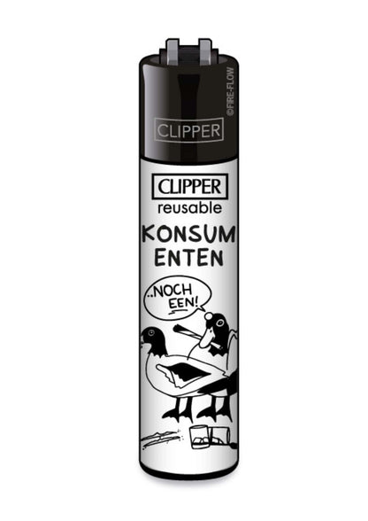 Konsum Enten / FFX Junkie Tattoo #3 - Clipper Feuerzeug nachfüllbar