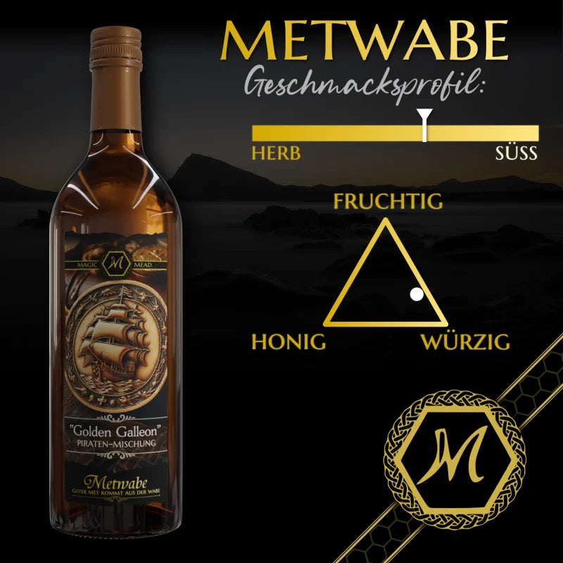 MAGIC MEAD ’GOLDENE GALLEON’ PIRATEN MISCHUNG 0,75l 7,5%
