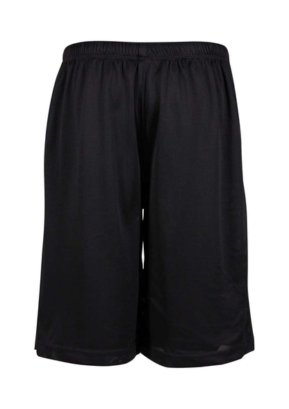 Mesh shorts hose von brandit savage vintage in schwarz mit strukturierter stoff und elastischem bund für dark fashion