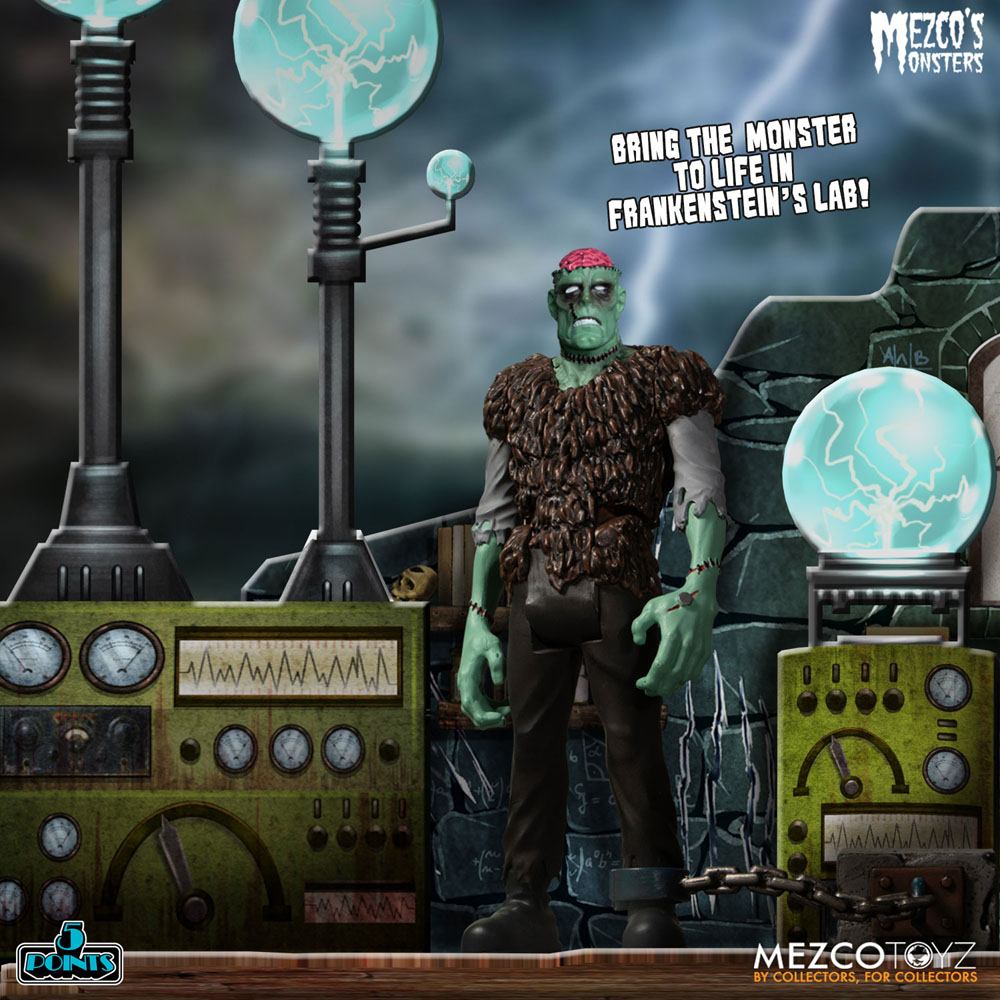 MEZCO´S MONSTERS TOWER OF FEAR DELUXE BOX SET 5 FIGUREN