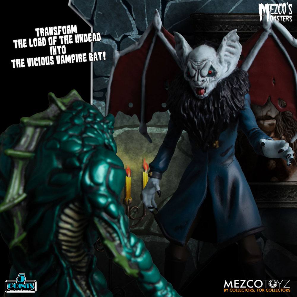 MEZCO´S MONSTERS TOWER OF FEAR DELUXE BOX SET 5 FIGUREN