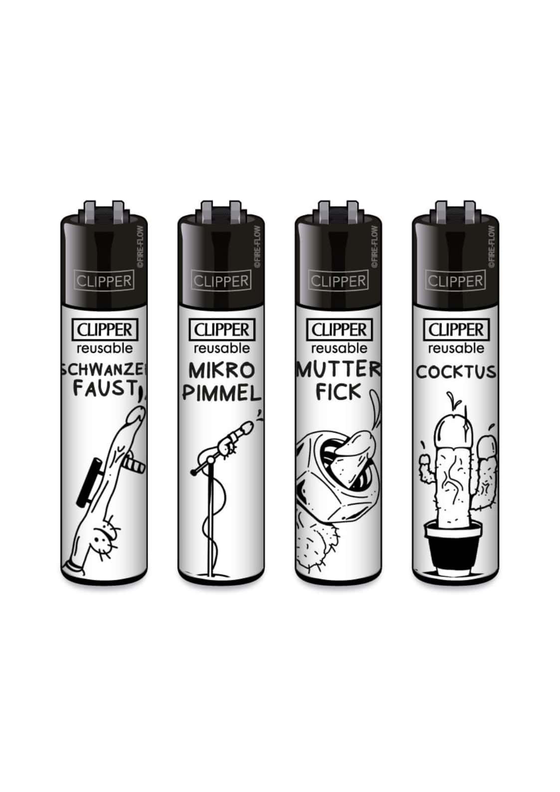 Mikro Pimmel / FFX Junkie Tattoo #4 - Clipper Feuerzeug nachfüllbar