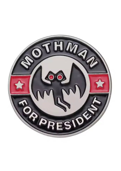 Anstecknadel Mothman for President