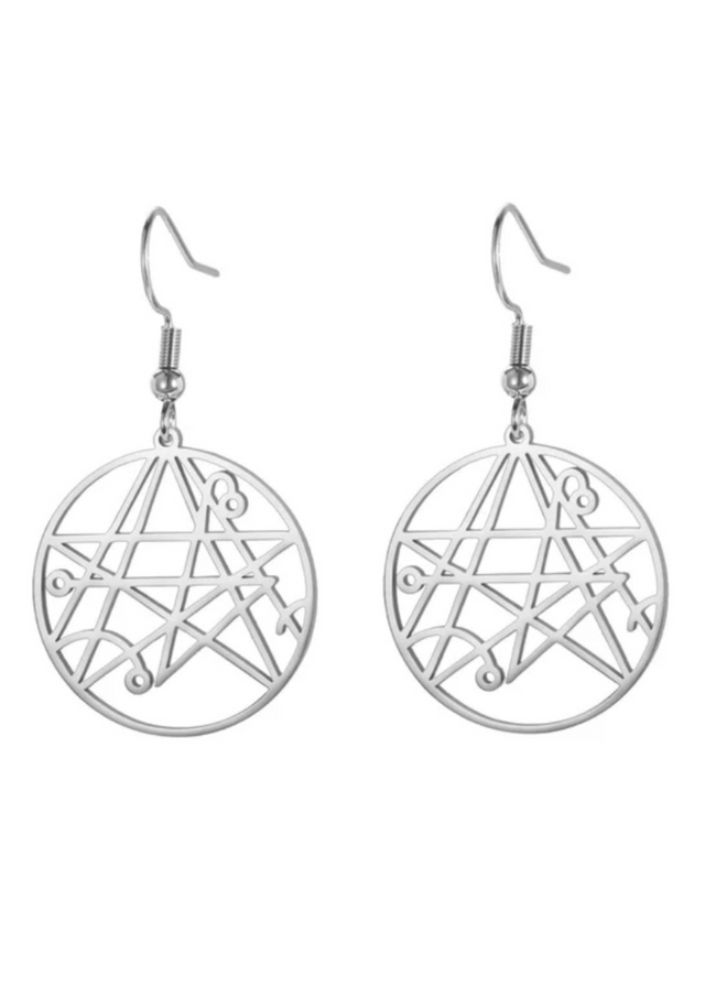 NECRONOMICON - EARRINGS - JEWLERY